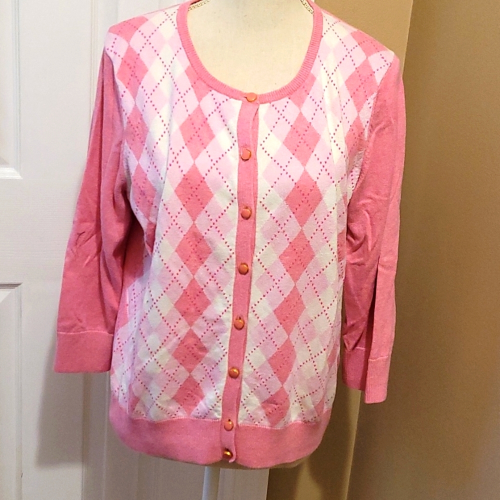 Talbott 3/4 sleeve cardigan